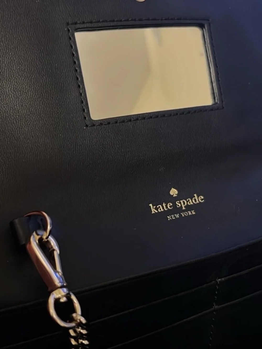Kate Spade Black Glitter Wallet - Picture 3 of 7